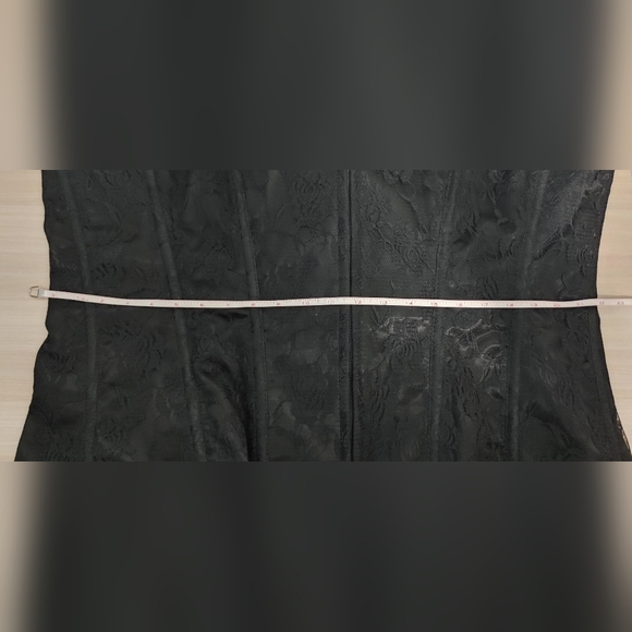 Daisy Corsets Lavish Black Lace Front Zipper Size 6X NWT - Picture 10 of 13